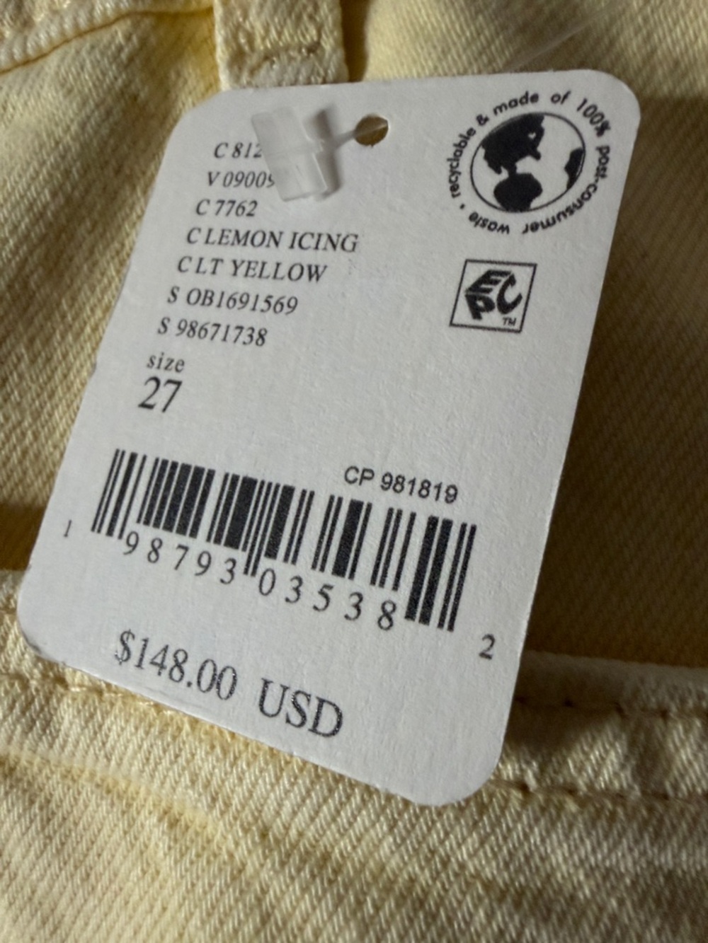 NWT FREE PEOPLE WE THE FREE MOXIE PULL ON BARREL JEANS - Picture 5 of 5